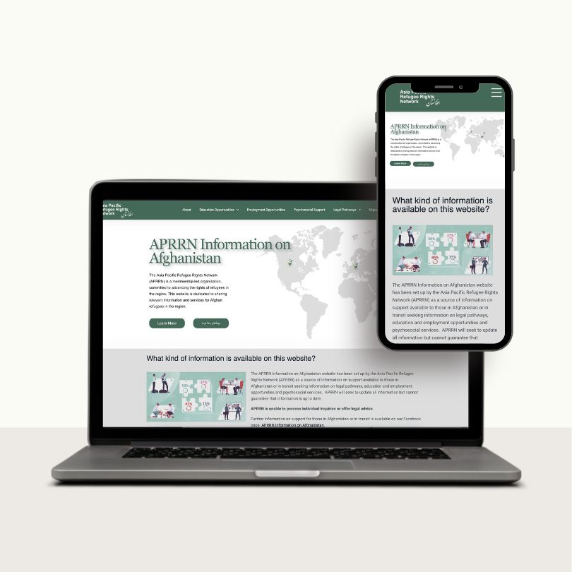 Multilingual Website Design for APRRN - Mobin Web Designs